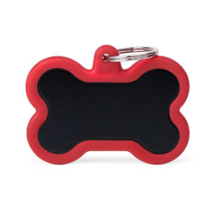 MyFamily Hushtag Collection ID Tag-Aluminium med plast kant