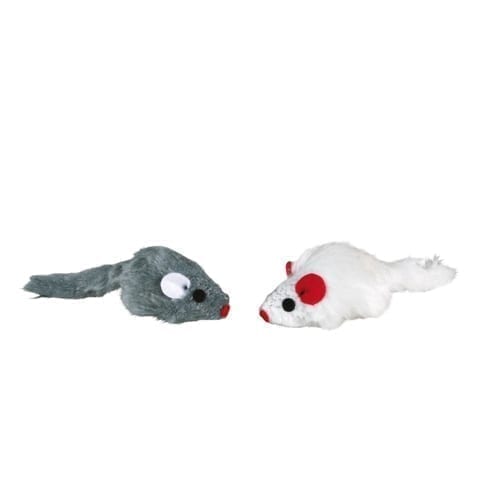 6 pk pelsmus med catnip 5cm