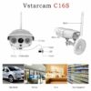 Vstarcam C16S vanntett utekamera med nattfunksjon - Bilde 4