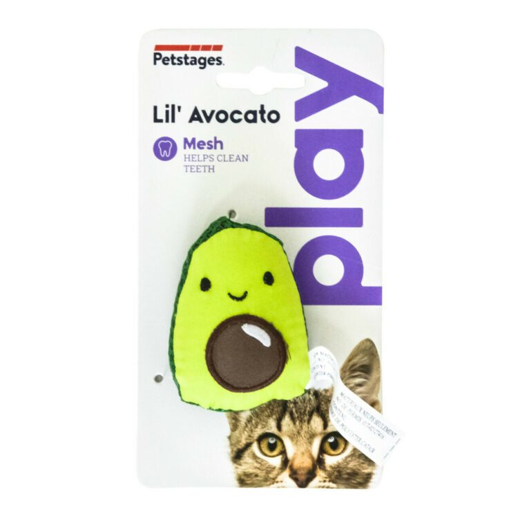 Petstages Lil 'Avocato Dental Health Cat Chew leke