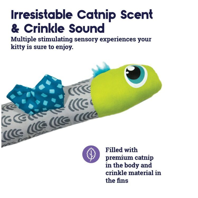 Petstages Catnip Crunch Fisk katteleke