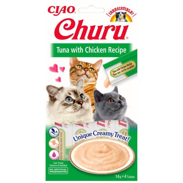 Ciao Churu katt Tunfisk med kylling, 4stk