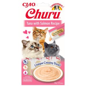 Ciao Churu katt Tunfisk med laks, 4stk