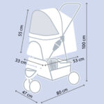 BUGGY Trillevogn for hund og katt