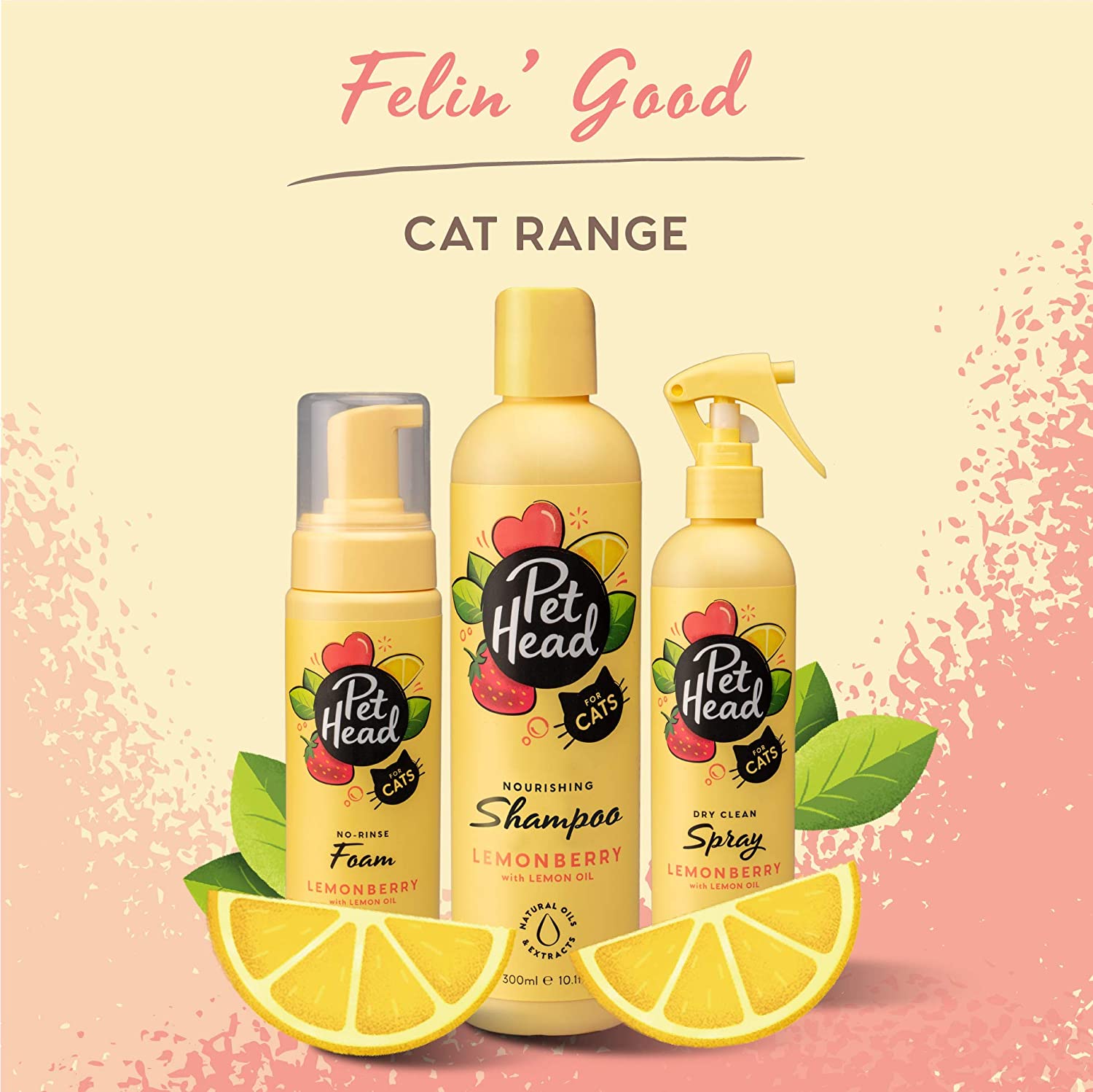 Pet Head Dry Clean Spray Lemonberry