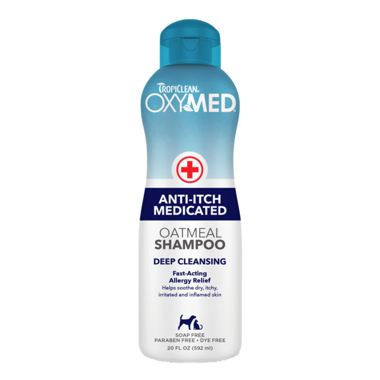 Tropiclean OxyMed antiklø shampoo