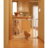 Carlson grind ekstra bred walk-thru m. kattedør, justerbar 76x74-112cm - Bilde 2