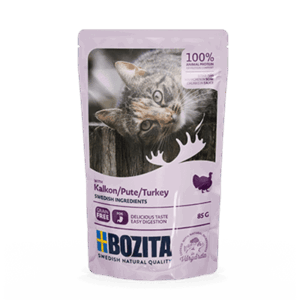 Bozita kjøttbiter i saus med kalkun 85g