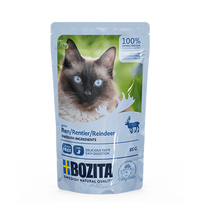 Bozita kjøttbiter i saus med reinsdyr 85g