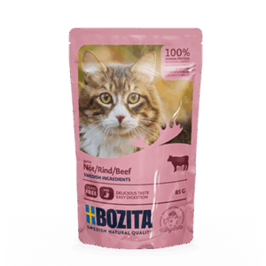 Bozita kjøttbiter i saus med storfekjøtt 85g