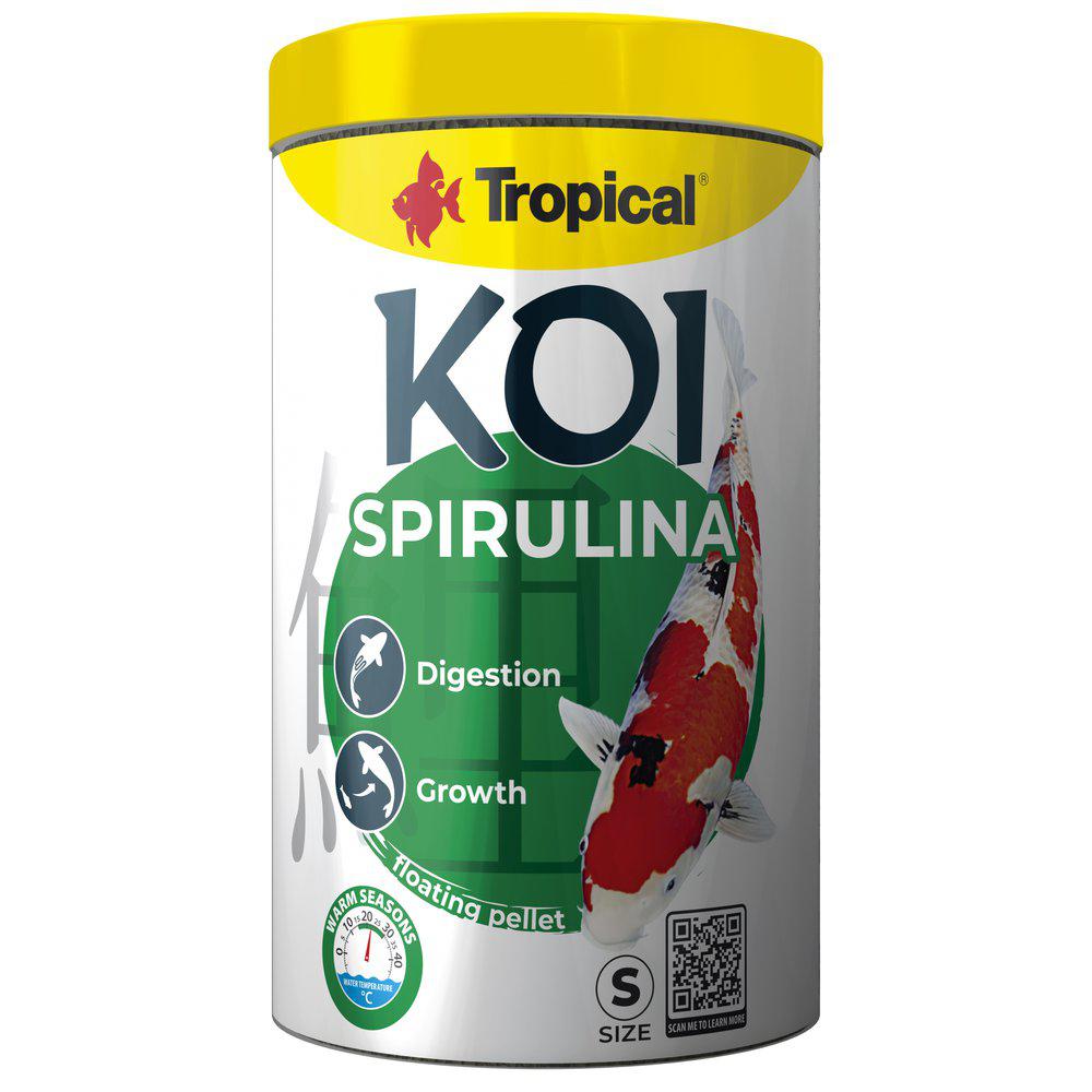 Tropical Koi Spirulina Pellet Size S Tropical Koi Spirulina Pellet Size S