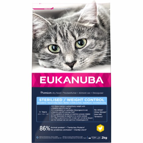 Eukanuba Cat Adult Sterilised & Weight Control Chicken Eukanuba Cat Adult Sterilised & Weight Control Chicken