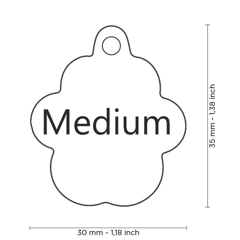 Myfamily klassisk Pote ID tag