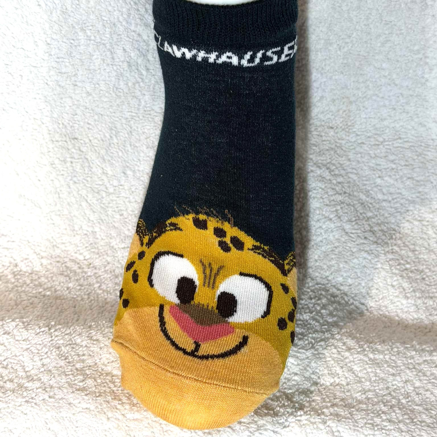 ankelsokk med Leopard