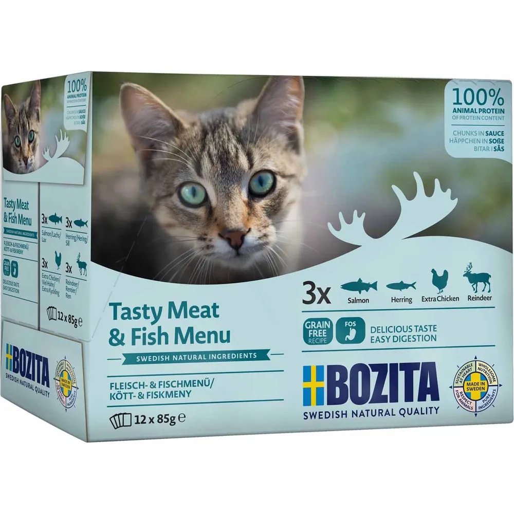 Bozita Feline Meat & Fish In Sauce Multibox