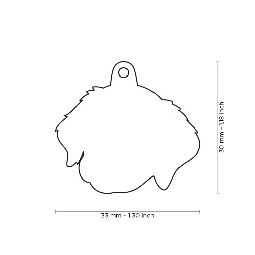 MyFamily Golden Retriever IDtag