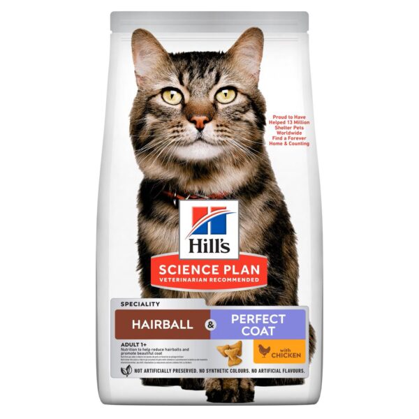  Hill's Adult Hairball-Perfect Coat Chicken