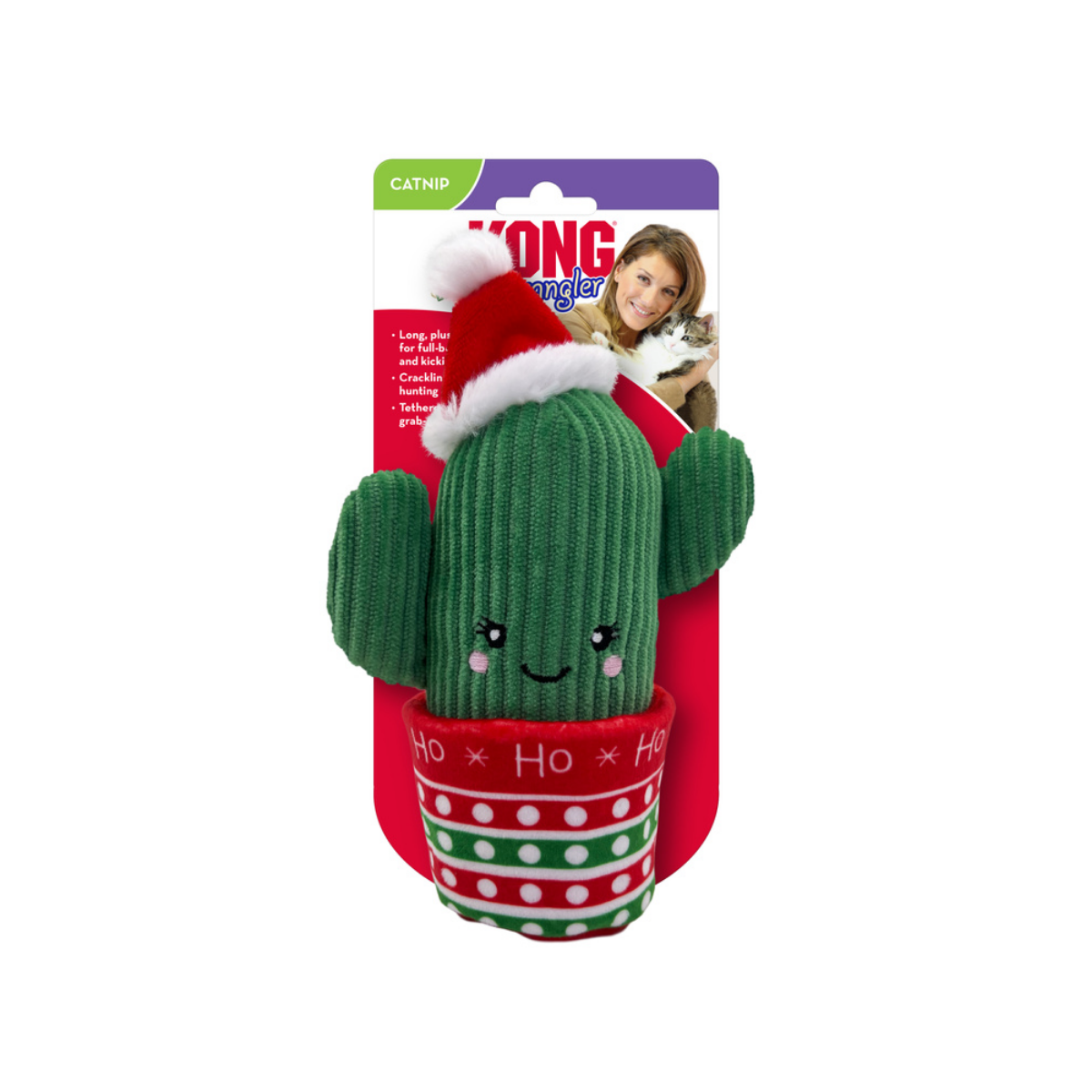 Kong Holiday Wrangler Cactus 15x8x8cm