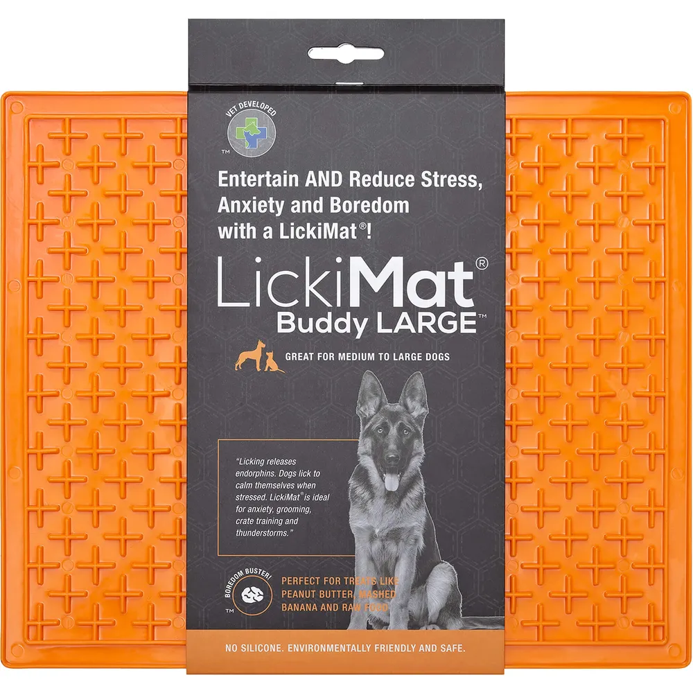 LickiMat Buddy Slikkematte Oransje XL