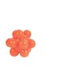 Gummiballer med dupper 4pk ø 3,3cm Gummiballer med dupper 4pk ø 3,3cm
