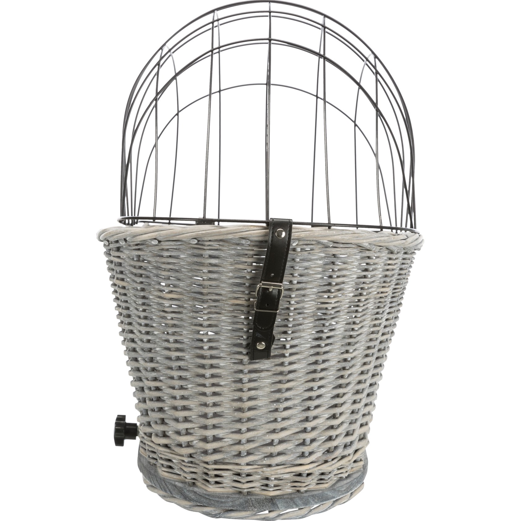 Trixie sykkelkurv til hund for bagasjebrett – sort eller grå (maks 8 kg)